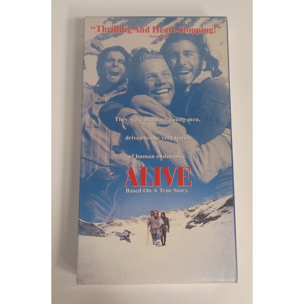 Alive (VHS, 1993) New Old Stock Still Sealed in Original Packaging
